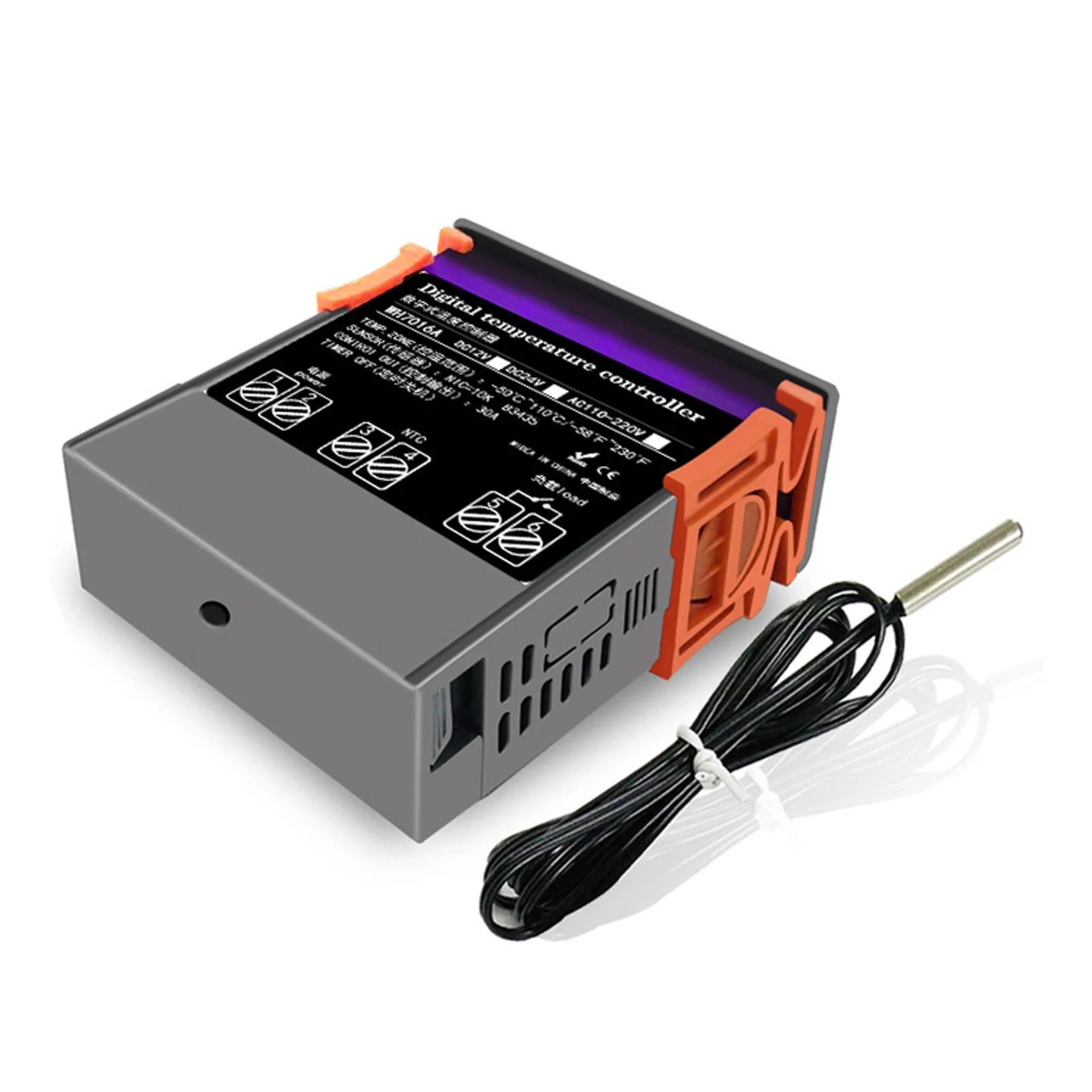 Цифровой регулятор температуры ZFX-7016A 30A умный высокоточный термостат для
