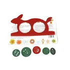 Детские линейки с рисунком спирографа, игрушки для рисования, мультяшный кролик и тортоис, Геометрическая живопись, Обучающие инструменты, игрушки для детей