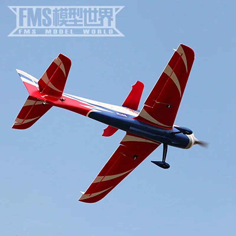 FMS 1400 мм 70CC F3A 3D аэробический самолет электронная модель пульта дистанционного