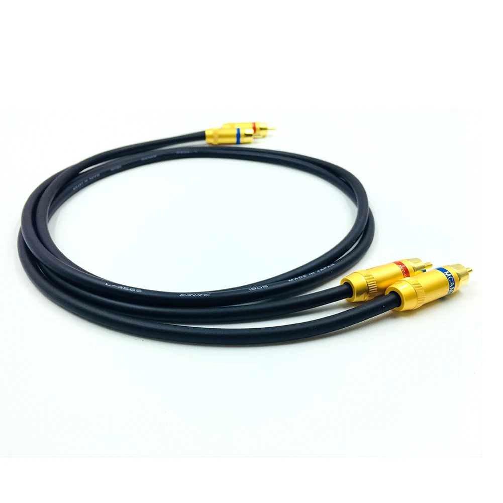 RCA кабель Hi Fi SPDIF цифровой аудио кабель/утолщенный настенный Budweiser + Canare для L