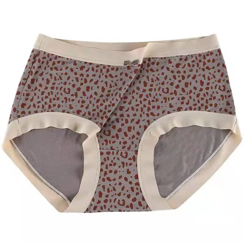 

Soft Plus Size Cotton Panties for Women Fashion Mid Rise Underwear Girl Sexy Seamless Stretch Briefs Underpant