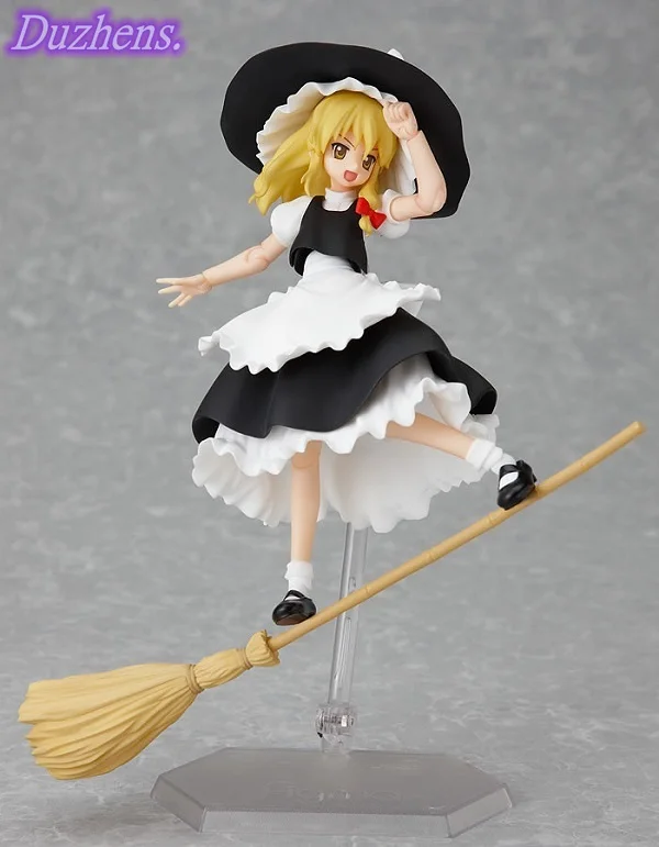 

100% Original genuine Touhou Project Kirisame Marisa figma PVC Action Figure Anime Figure Model Toys Figure Collection Doll Gift