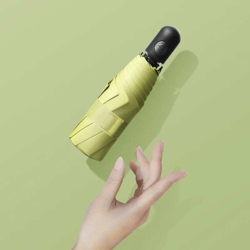 

50% sun umbrella sunscreen and anti ultraviolet female black glue ultra light portable sunshade umbrella for women rain