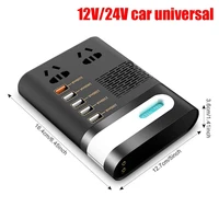 car power inverter dc 12v24v to ac 220v voltage converter short circuit automatic protection qc 3 0 usb charger auto laptop