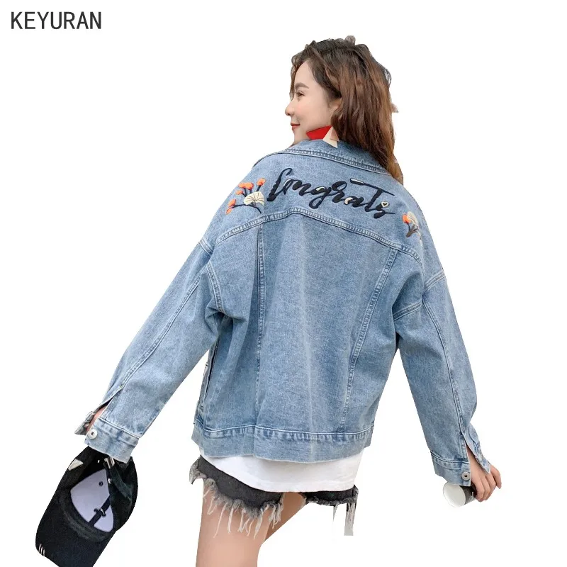 Базовое пальто бомберы винтажная ткань Лоскутная джинсовая куртка женские