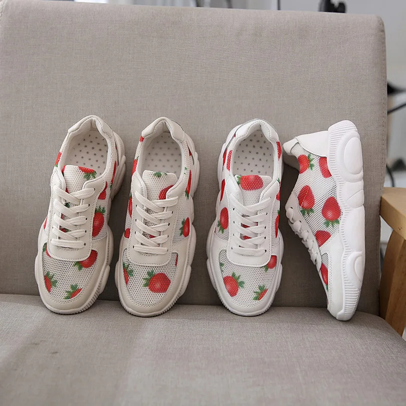 Новинка лета 2021 спортивная обувь в сеточку Женская Студенческая гонконгском