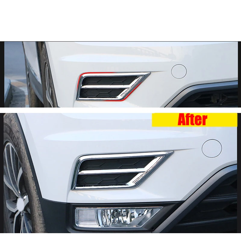 Автомобильный передний противотуманный светильник хромированный АБС-пластик