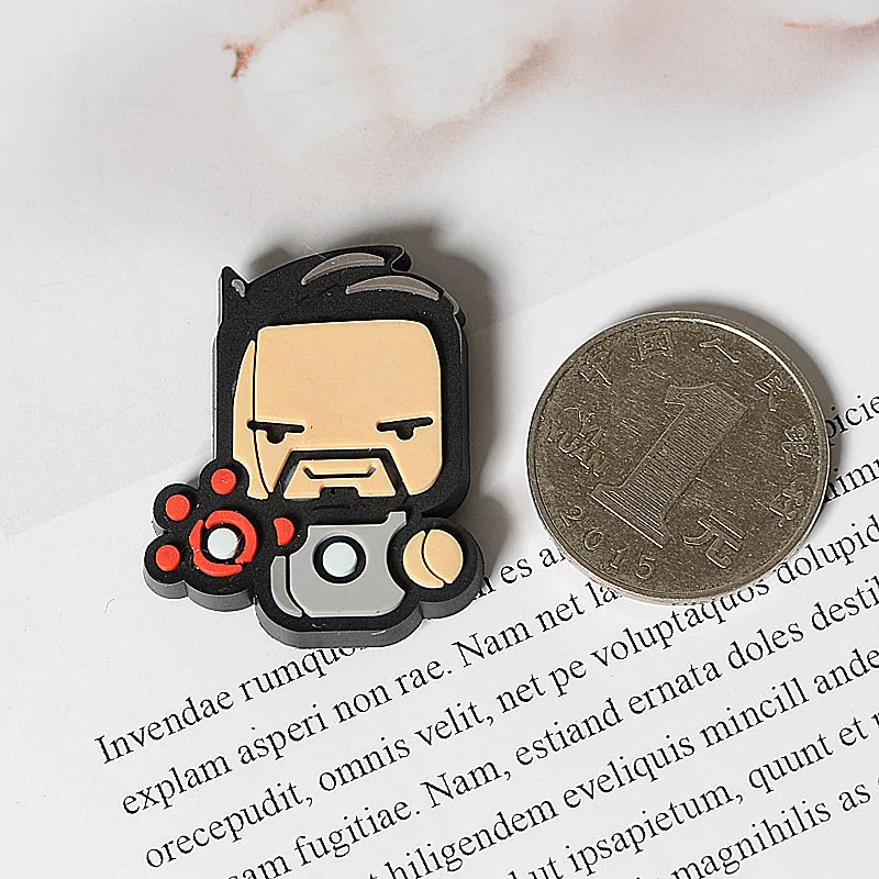 1Pcs H 1 шт. Марвел Мститель Мультяшные фигурки сувенирные магниты для холодильника значок наклейки магнит на холодильник Рождественский подарок домашний декор детский подарок - Цвет: 1Pcs H