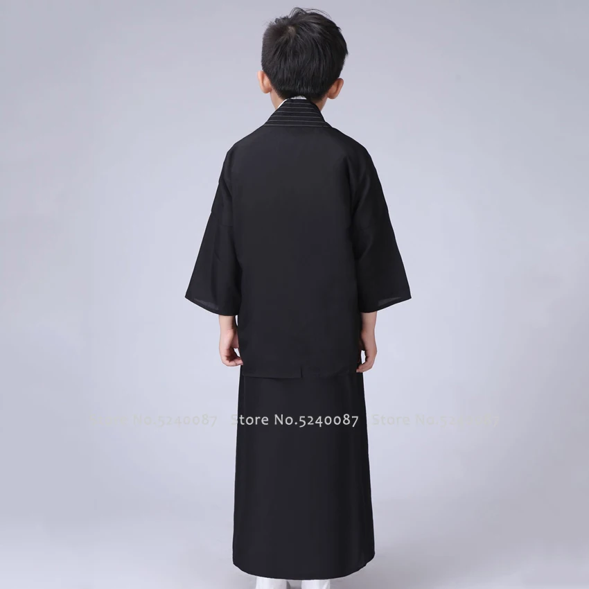 Японский Фестиваль традиционное кимоно аозай халаты платье для мальчиков юката