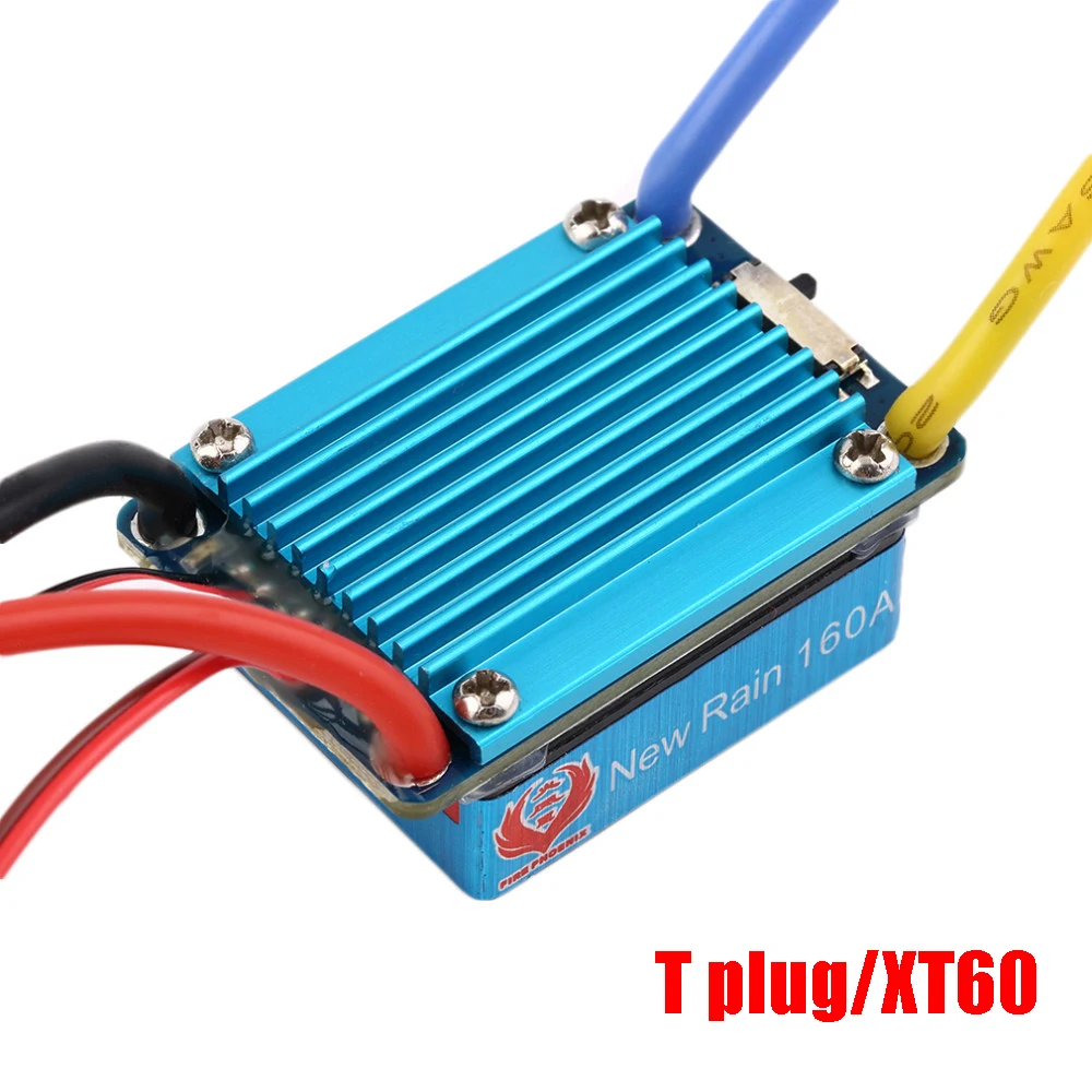 

Waterproof RC Boat 160A ESC 380 Brushed Motor Speed Controller Dual Mode Regulator Band Brake for 1/12 RC Car Wholesale