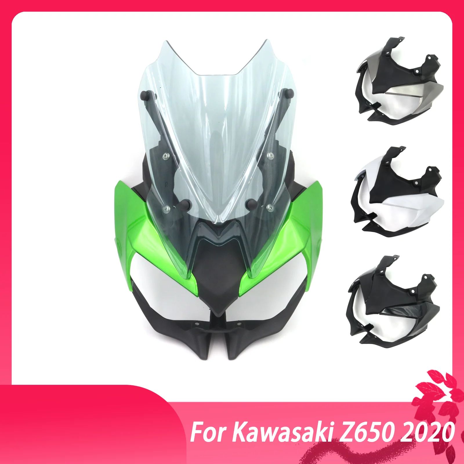 

Чехол для передней фары мотоцикла, ветровое стекло для Kawasaki Z650 2020