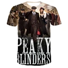 Детская футболка с принтом Peaky Blinders для девочек и мальчиков, детские топы, детская одежда, детские футболки, мужская и женская одежда, футболка