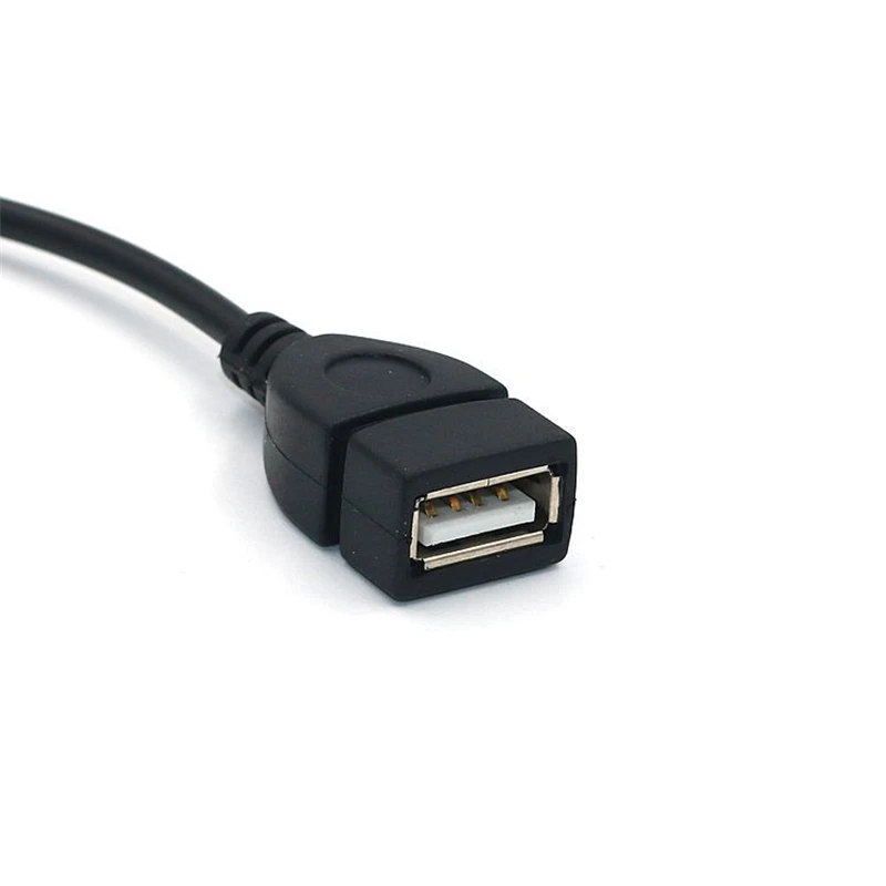 2018 горячая Распродажа 3 5 мм штекер аудио-разъем AUX USB 2 0 Тип Женский Адаптер