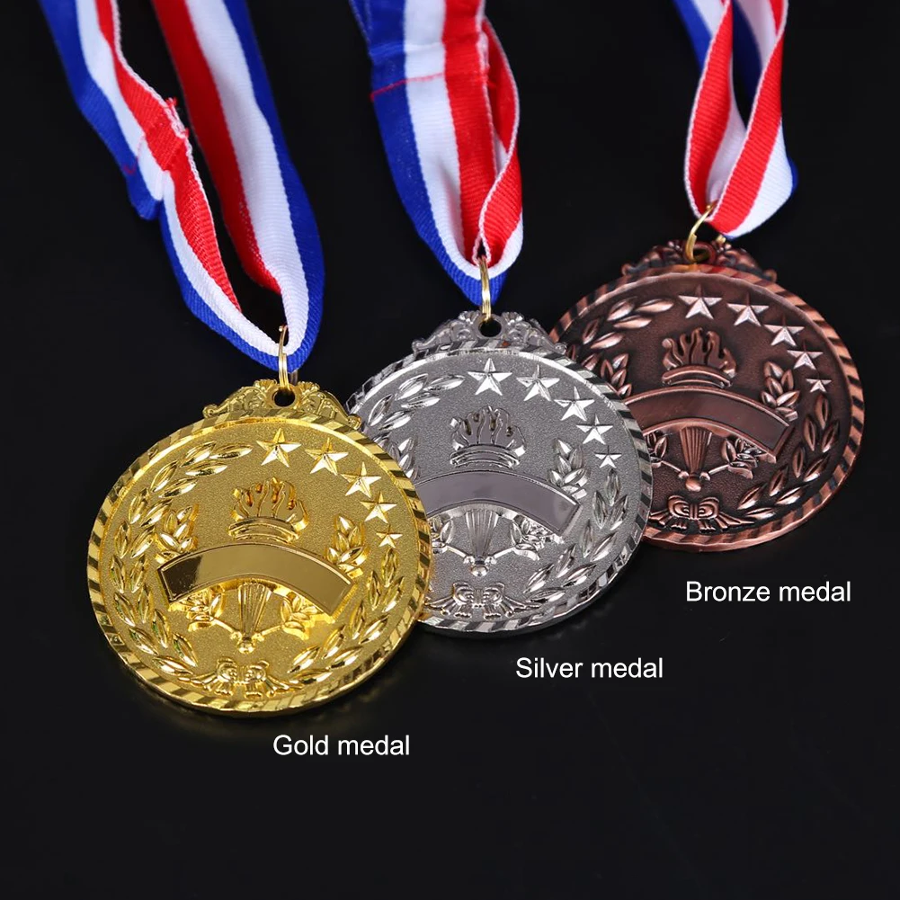 

Gold Silver Bronze Award Children Medal Winner Reward Badge Kids Game Prize Kids Children Winners Medals Sports Day Party