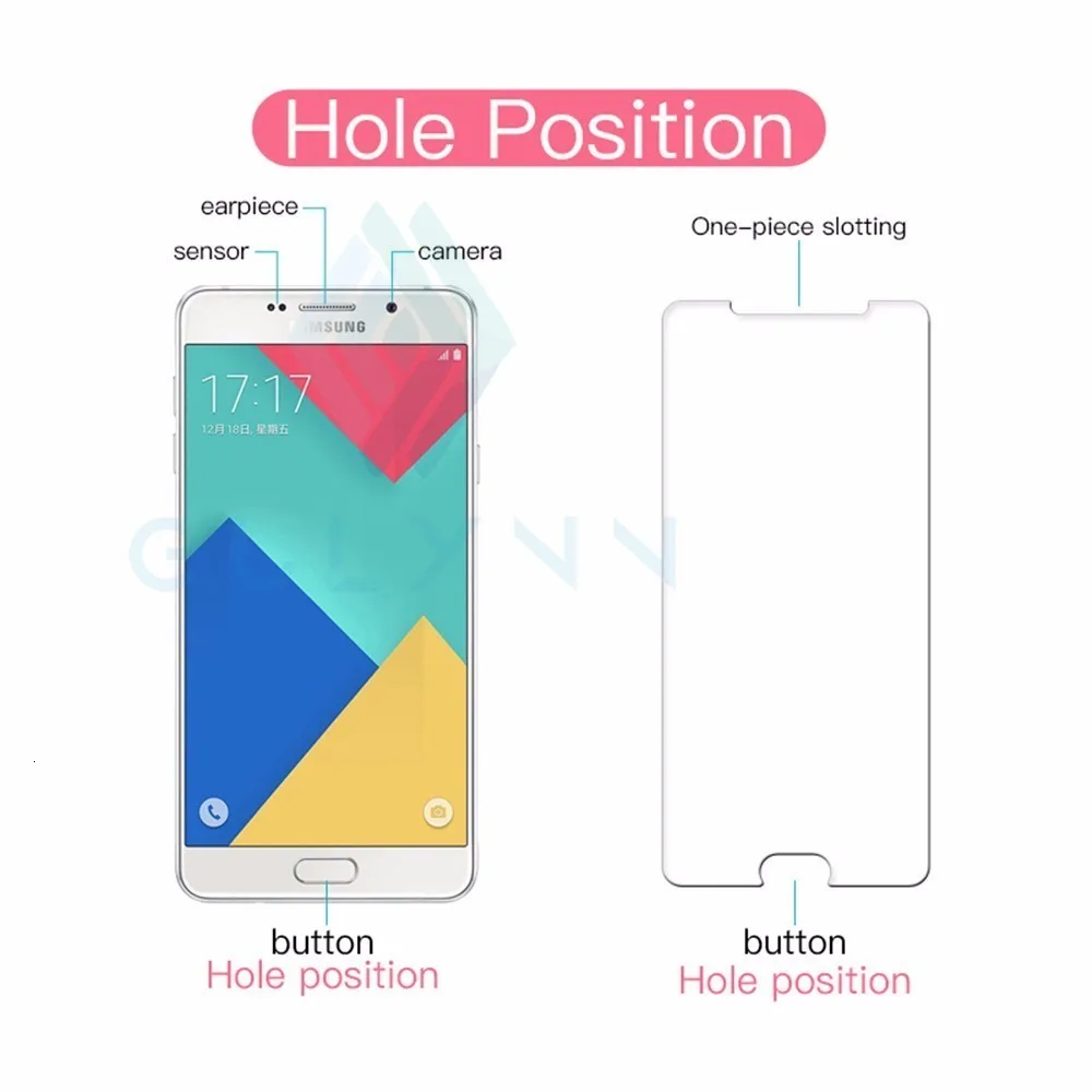 HD Защитное стекло для samsung Galaxy A5 A3 A7 9H закаленное стекло для A6 A8 J6 J4 Plus Защитная пленка для экрана