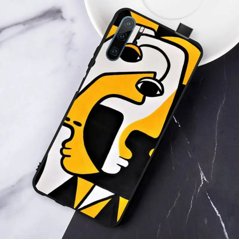 

Picasso abstract Art painting Phone Case For Huawei honor Mate P 10 20 30 40 Pro 10i 9 10 20 8 x Lite