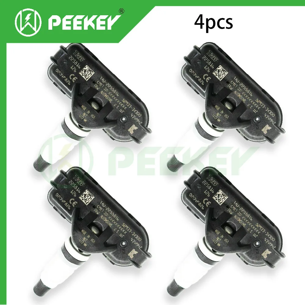 

4pcs Tire Pressure sensor Monitor System sensor TPMS sensor For Hyundai Elantra Kia Cerato Rio 433MHz 52933-3X300 529333X300