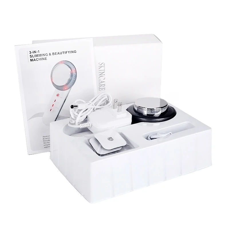 

3 in 1 Face Lifting EMS Infrared Ultrasonic Body Massager Device Ultrasound Slimming Fat Burner Cavitation Face Beauty Machine