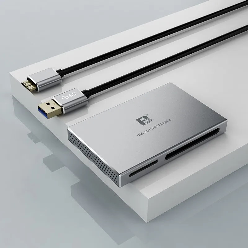 FB-886 Metal All in One USB3.0 Card Reader for TF (micro SD) SDXC CF MS M2 High Speed Cards |