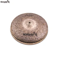 kindo b20 handmade artist dark series 14hihat cymbals for drums