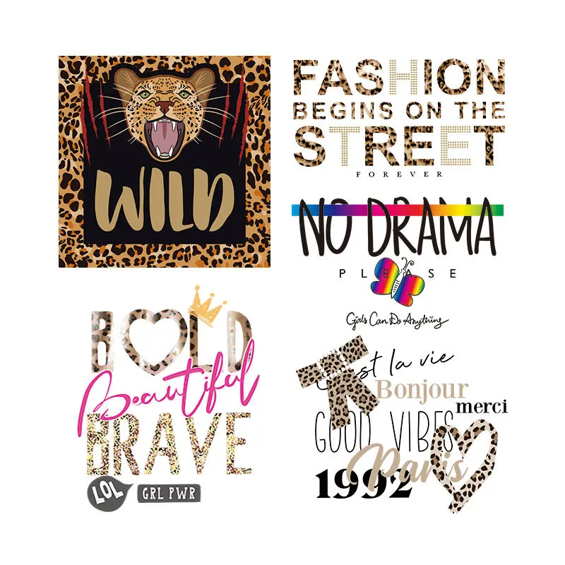 

NEW letter Thermal stickers on clothes patches to iron on clothes stickers for t-shirt CQ