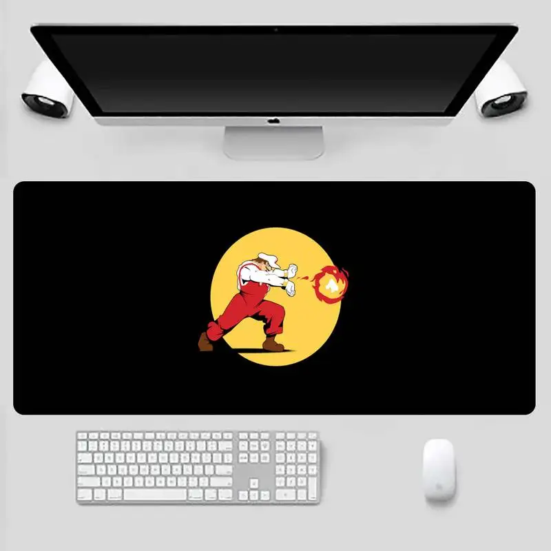 

Street fighter Laptop Computer Mousepad Game Office Work Mouse Mat pad X XL Non-slip Laptop Cushion mouse pad