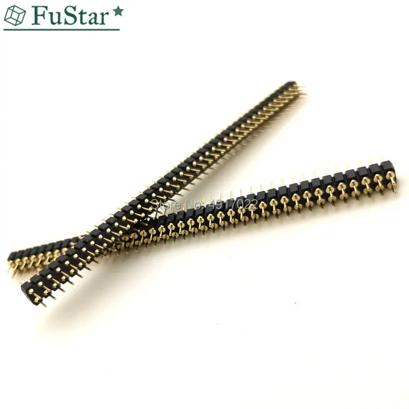 10 шт. 2 54 мм круглый штыревой разъем отверстие женский заголовок дополнительно 1*40P