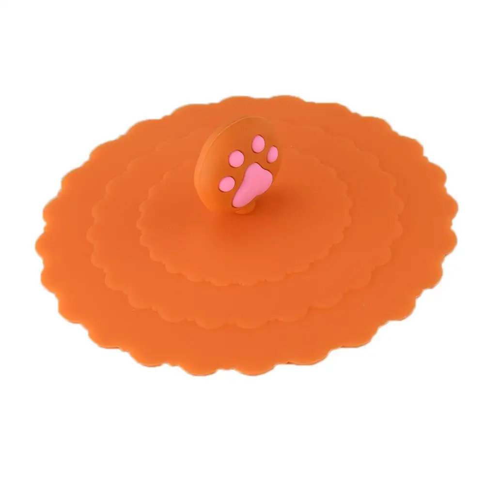 Милая крышка для воды чашка питья силиконовая против пыли чашек уплотнения