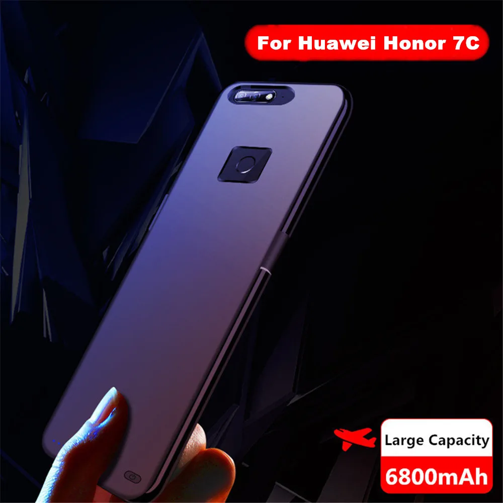 Чехол для зарядного устройства NTSPACE для huawei Honor 7C RU Версия power Case 6800 мАч тонкий резервный блок питания чехол для зарядки