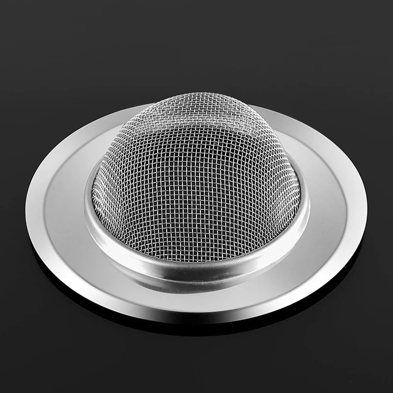 

stainless steel kitchen drains gadget cleaner Portable bathroom kitchen strainers leftovers filter cuisine home improvement YQ50