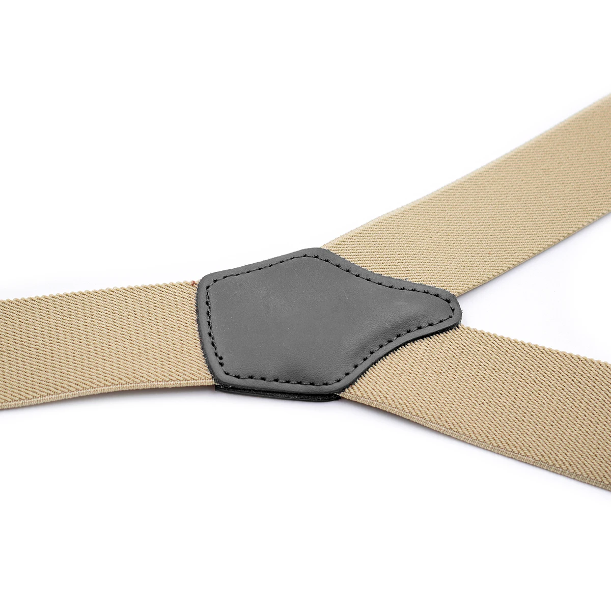 Натуральные кожаные подтяжки для мужчин Y Форма Heavy Duty регулируемые эластичные