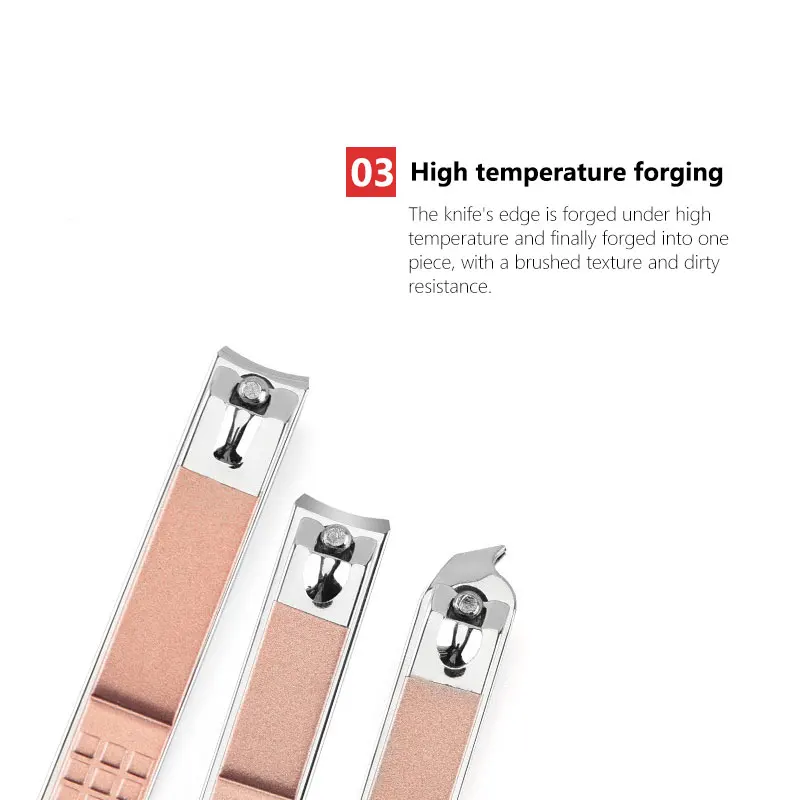 Машинка для стрижки ногтей профессиональный триммер из нержавеющей стали 3 вида