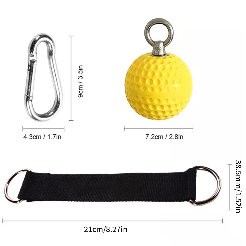 

Hand Grip Strength Trainer Non-Slip Pull Up Ball Climbing Power Grip Strength Hand Exerciser Fitness Bouldering Hold Workout