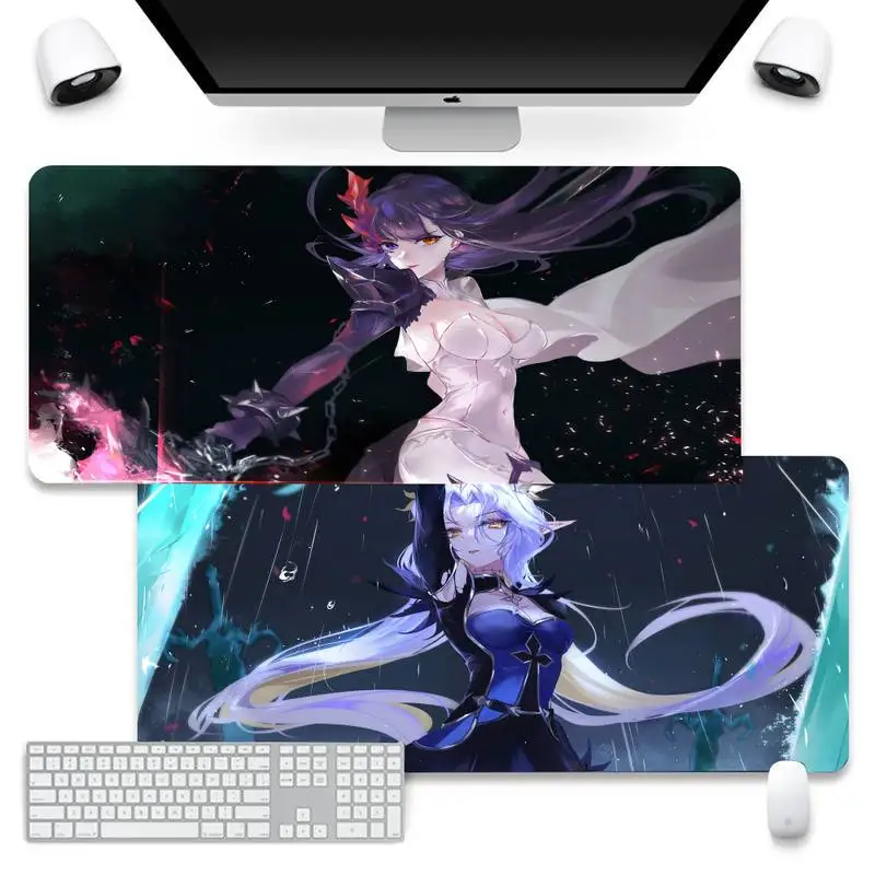 

Epic Seven anime Laptop Gaming Mice Mousepad Mouse Pad Company XL Large Keyboard PC Desk Mat Takuo Anti-Slip Comfort Pad