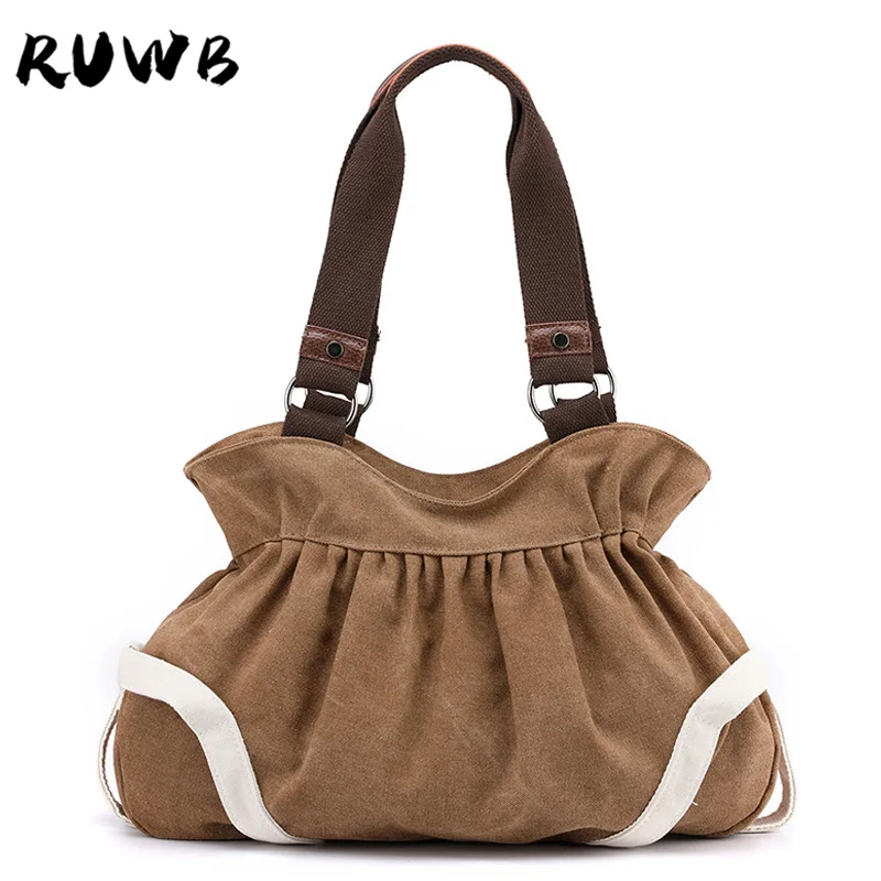 

Зимняя модная женская Холщовая Сумка RUWB 2020, Женская Корейская Сумочка для мам, вместительные сумки для покупок с верхней ручкой, Sac A Main