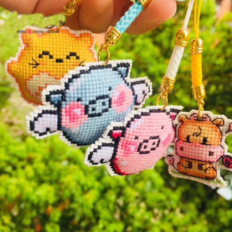 Наборы для вышивки крестиком наборы набор рукоделия нитки рукоделие Стич-ключ