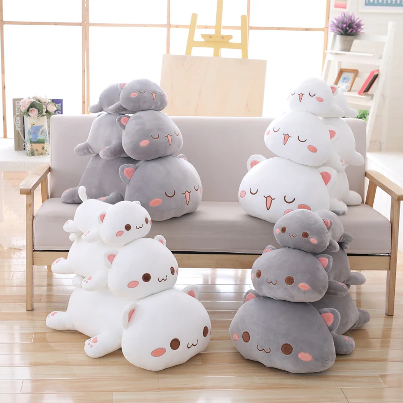 

Плюшевая игрушка, лежащая кошка, 35-65 см
