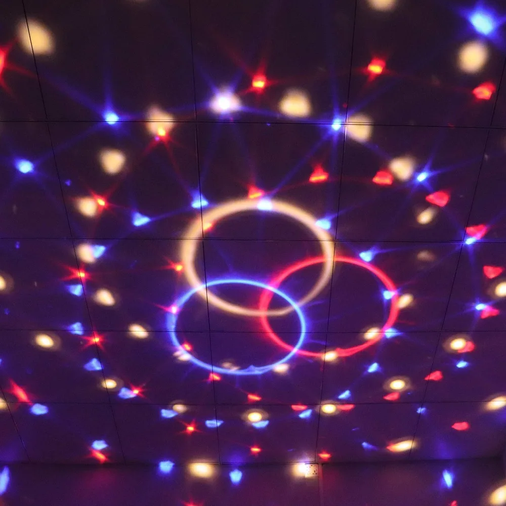 9 Цвета Dj dmX 512 контроллер вечерние светильник s сценический светодиодный кристалл