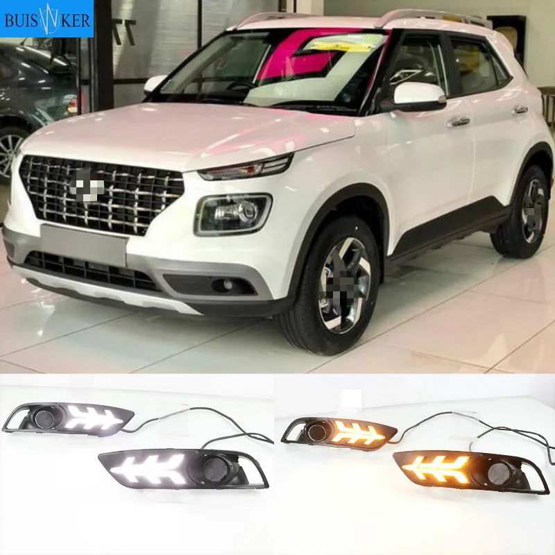 

For Hyundai Venue 2019 2020 Car-styling LED DRL Daytime Running Light