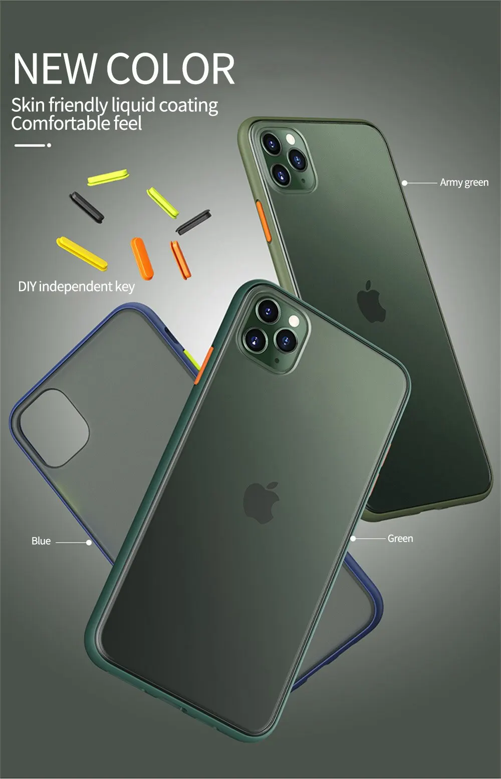 Противоударный прозрачный Гибридный Силиконовый чехол для телефона iPhone 11 Pro Max X Xr Xs Max 8 7 Plus 11 Фирменная прозрачная мягкая задняя крышка