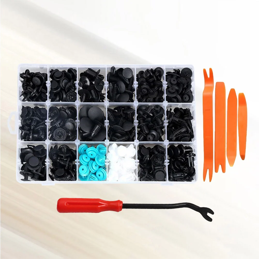 

360PCS Car Body Bumper Rivet Trim Moulding Retainer Clip Push Pin Retainer Fastener Accessories Kit (6 Inch Screwdriver + 4PCS