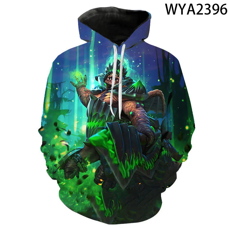 Autumn Hoodies Men Women 3D Print Sweatshirts Game Dota 2 Casual Harajuku Boy Girl Kids Cool Streetwear|Мужские толстовки и