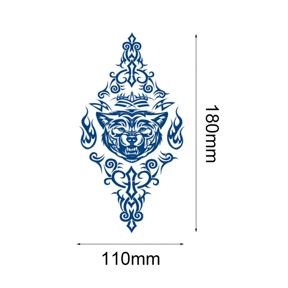 Тату-наклейки с волком и драконом крутые вещи дешевые украшения для тела модный
