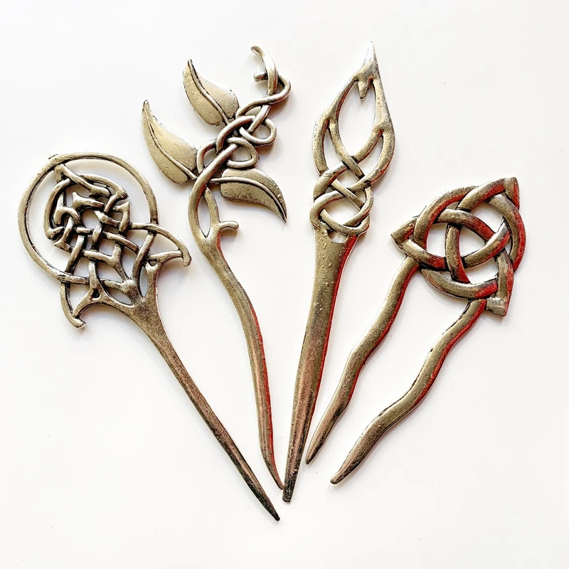 Металлический сплав символы геометрический шпильки Древо жизни декоративные