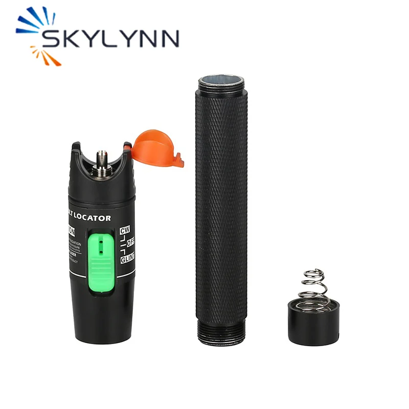 High Quality Pen Type Lasser VFL Test Tools , 5-30km Range Fiber Optic Cable Visual Fault Locator Test Equipment