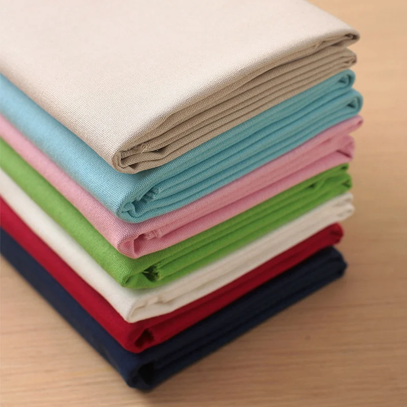 

Cotton+Linen Embroidery Fabric Plain Background Fabric Cloth For DIY Handmade Embroidered Cross Stich Clothing Sewing Supplies