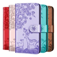 deer pattern wallet flip leather case for xiaomi 11 lite poco x3 redmi 9 9a 9c note 8 pro 9 9s 9t 10s 10 4g 5g back cover