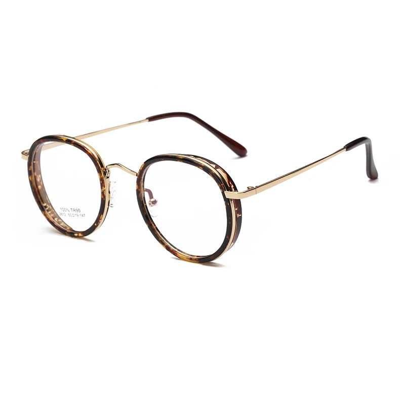 

2021 Retro Round eyeglasses eye Glasses Frame Women Men Optical Computer Transparent Myopia Prescription Korean glasses eyewear