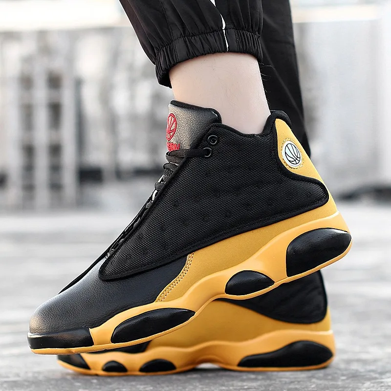 Мужская Баскетбольная обувь высокие ботильоны уличные баскетбольные кроссовки