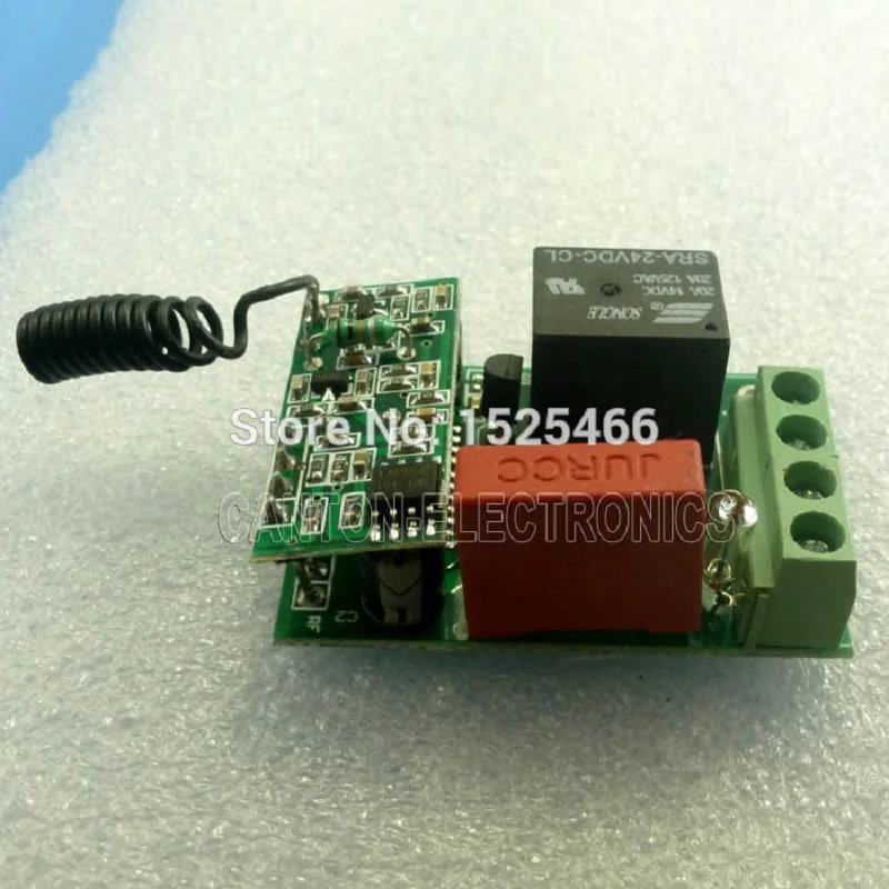 220V 433Mhz AC Wireless RF Relay Switch Learning code Receiver for EV1527 PT2262 ASK OOK | Обустройство дома